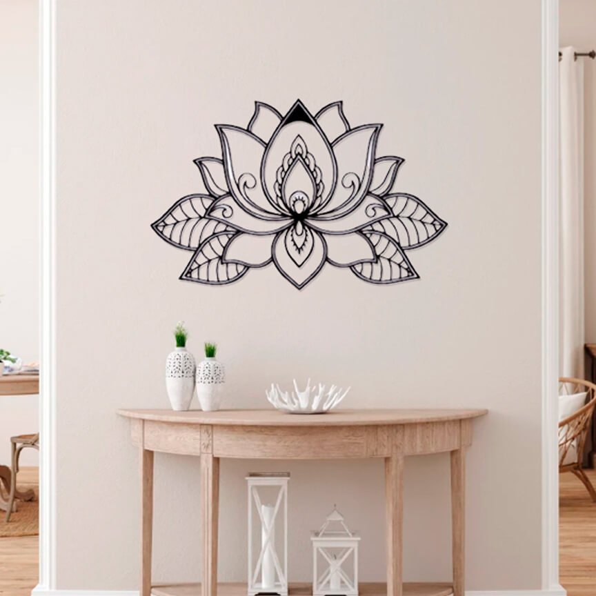 decoracion de pared lotus flower 1
